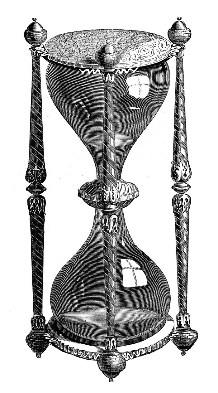 16世纪的法国沙漏，1870年 作者 不明