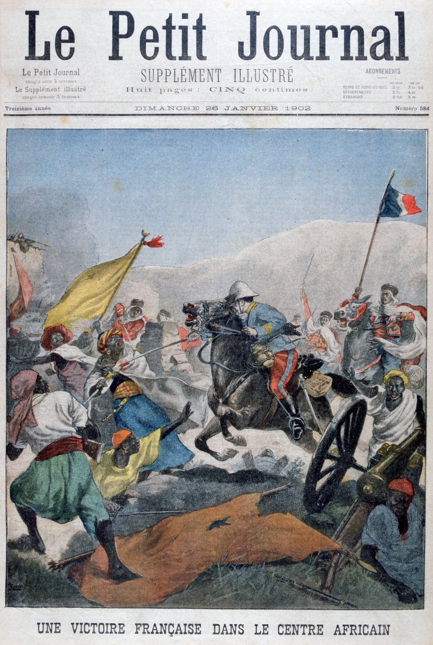 法国在中非的胜利，1902年 作者 不明