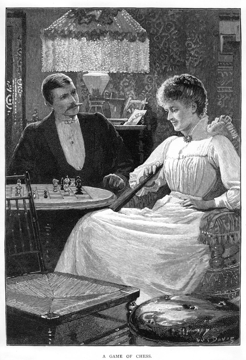 国际象棋游戏，c1900s-c1910s 作者 不明