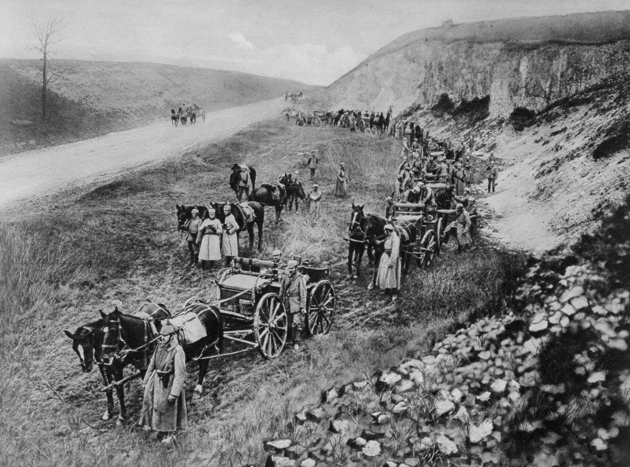 德国机枪部队，第一次世界大战，1915年 作者 不明