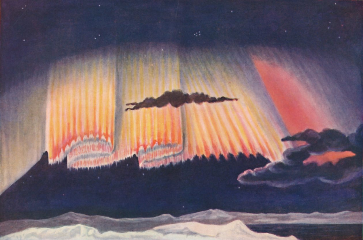 极光编织的华丽窗帘的伟大科学家介绍，c1935年 作者 不明