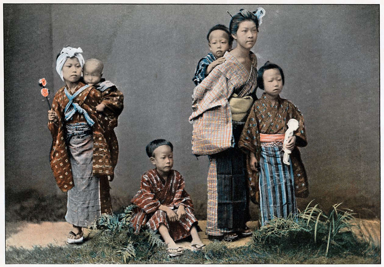 一群孩子，c1890 作者 不明