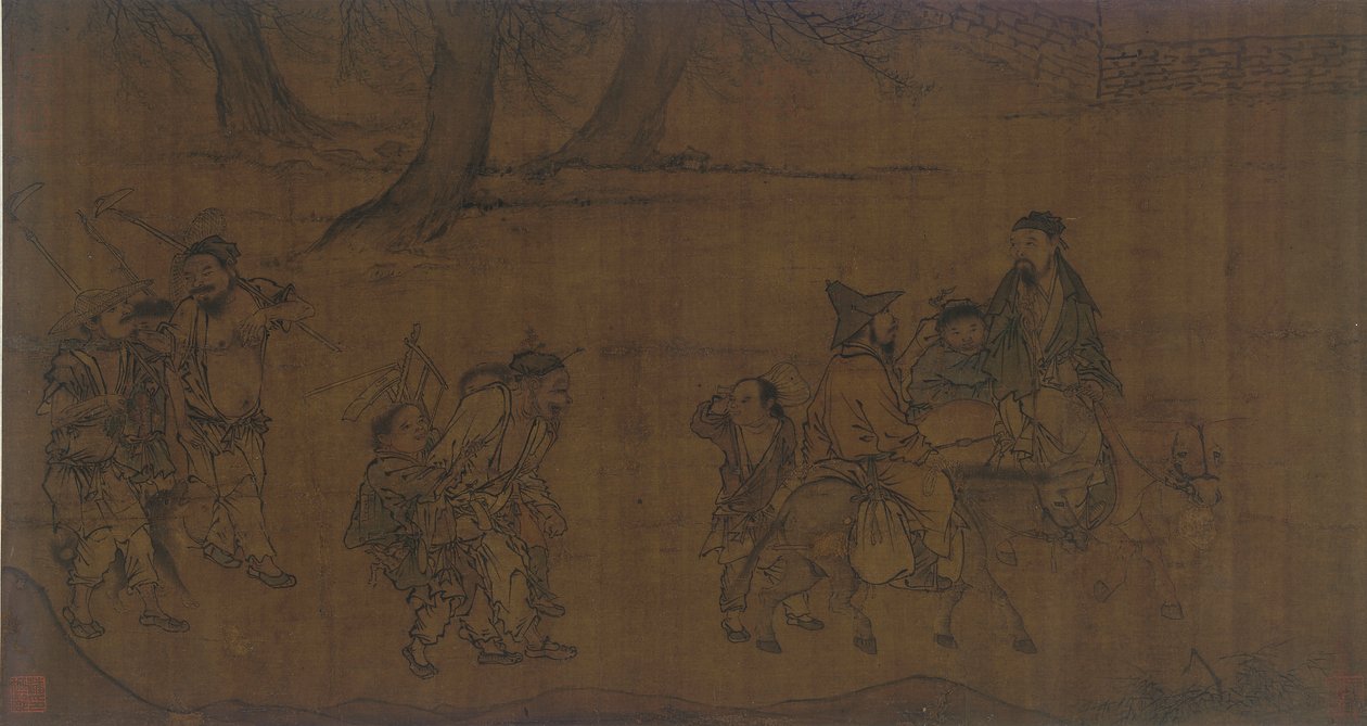 一群旅行工人，1368-1644。 作者 不明