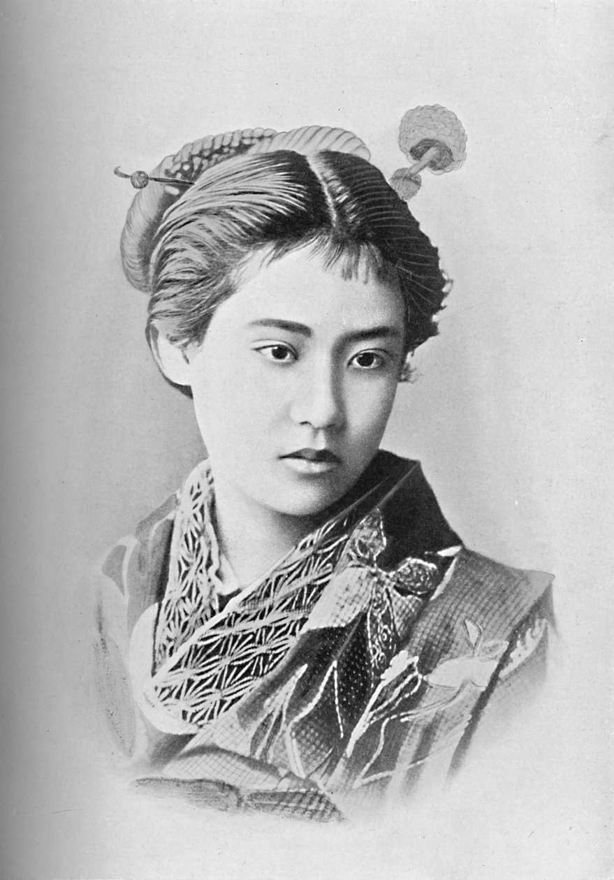 日本美女，1902年 作者 不明