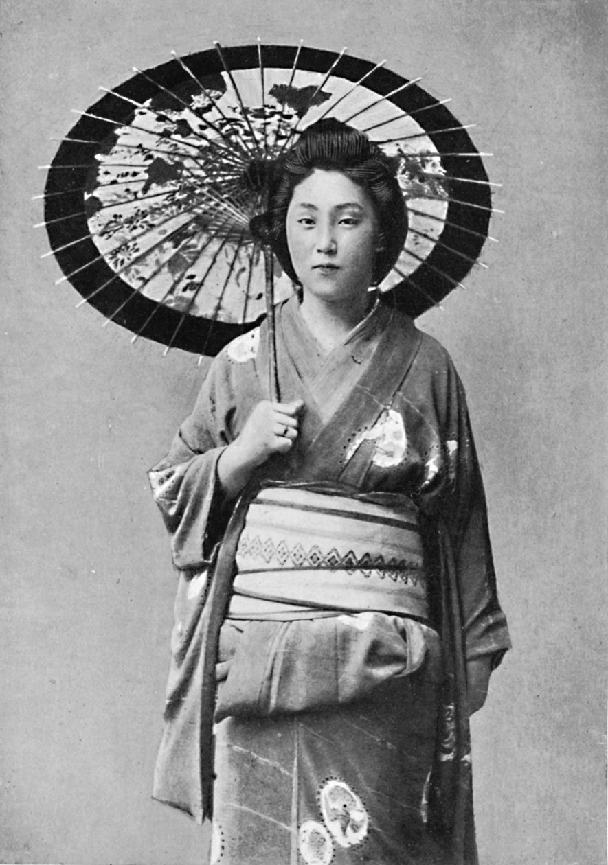 1902年，一位身着便装的日本女士 作者 不明