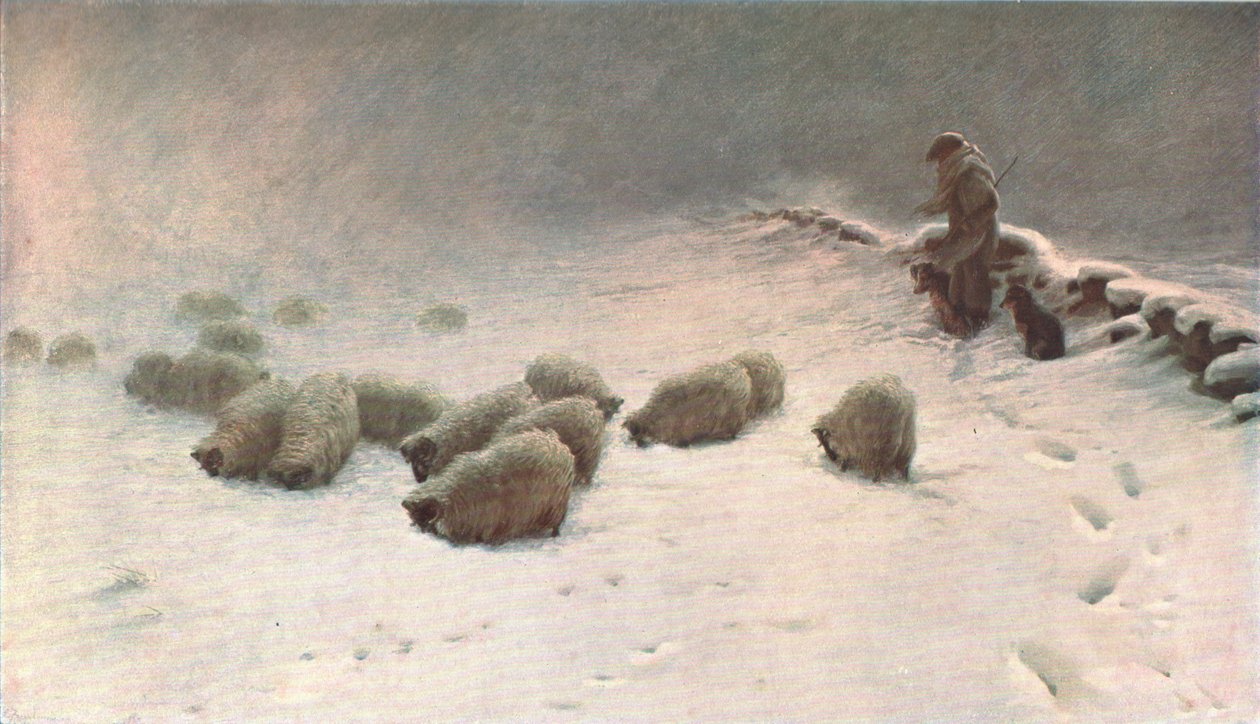 《无冬的一天》，c1883，c1902。 作者 不明