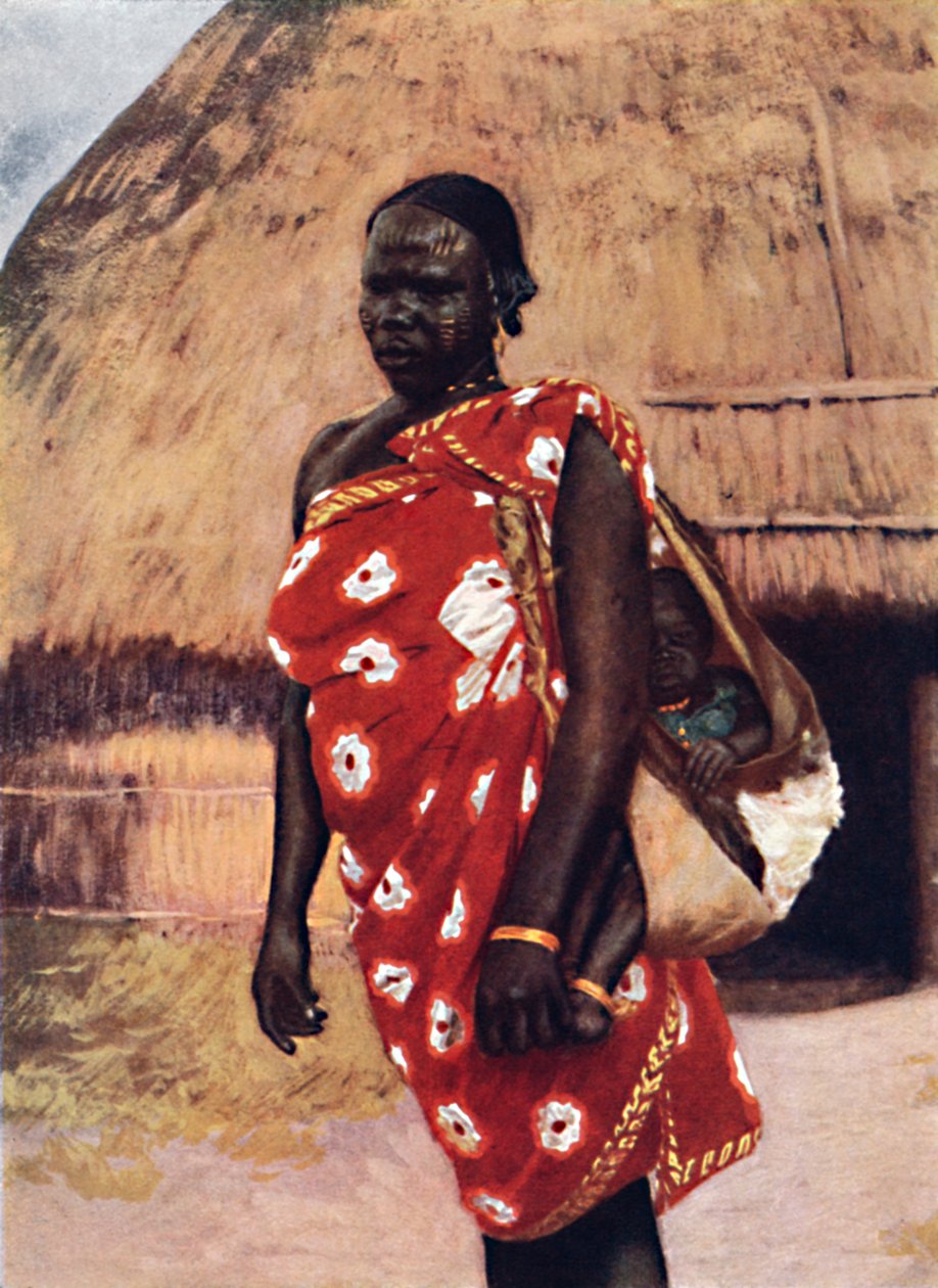 伦杜族妇女，1912年 作者 不明