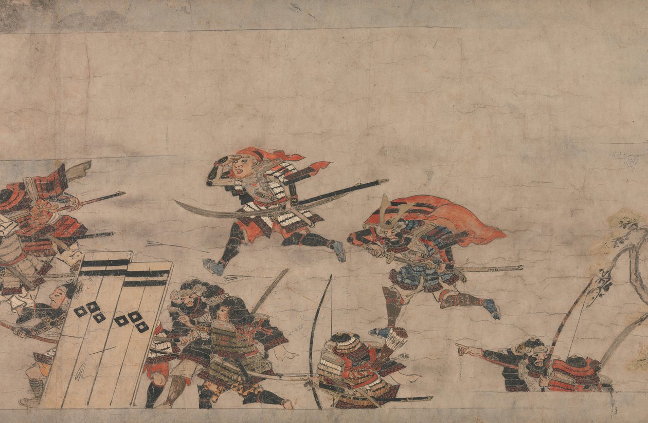秋夜的长篇小说Aki no yo nagamonogatari，ca。 1400。 作者 不明