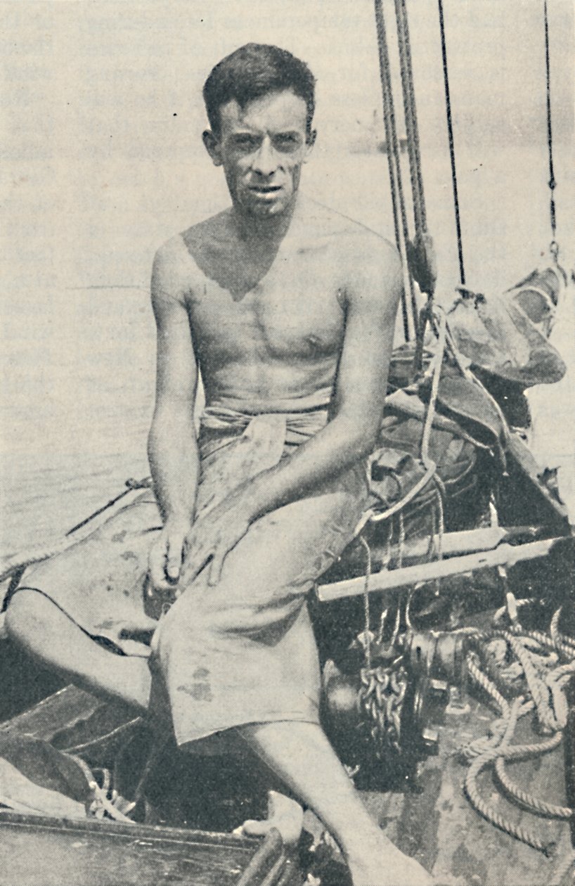 现代尤利西斯。格尔博（Gerbault）于1936年在斐济群岛的苏瓦（Suva）拍摄 作者 不明