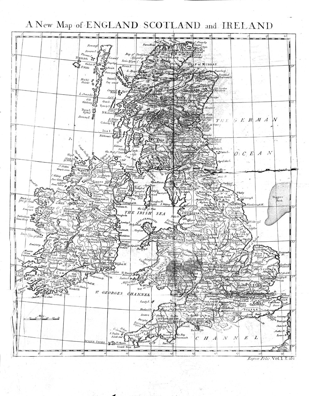 19世纪英格兰苏格兰和威尔士的新地图 作者 不明