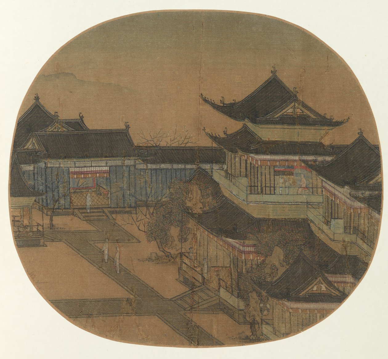 宫殿（1271-1368）。 作者 不明