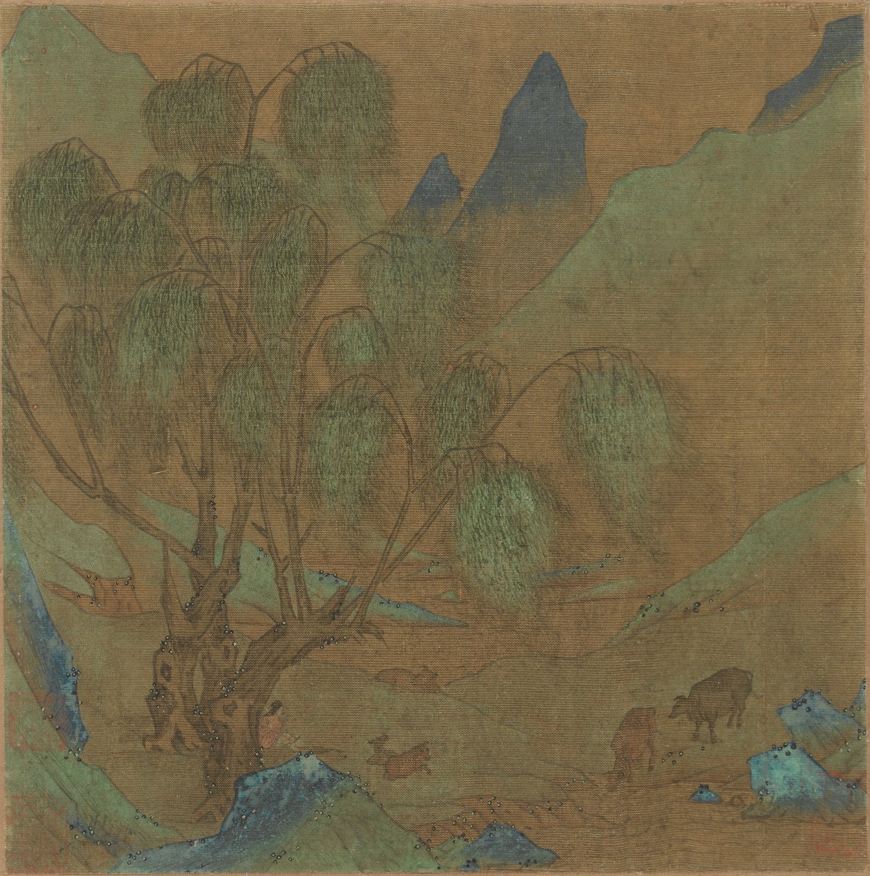 田园风光（1271-1368）。 作者 不明