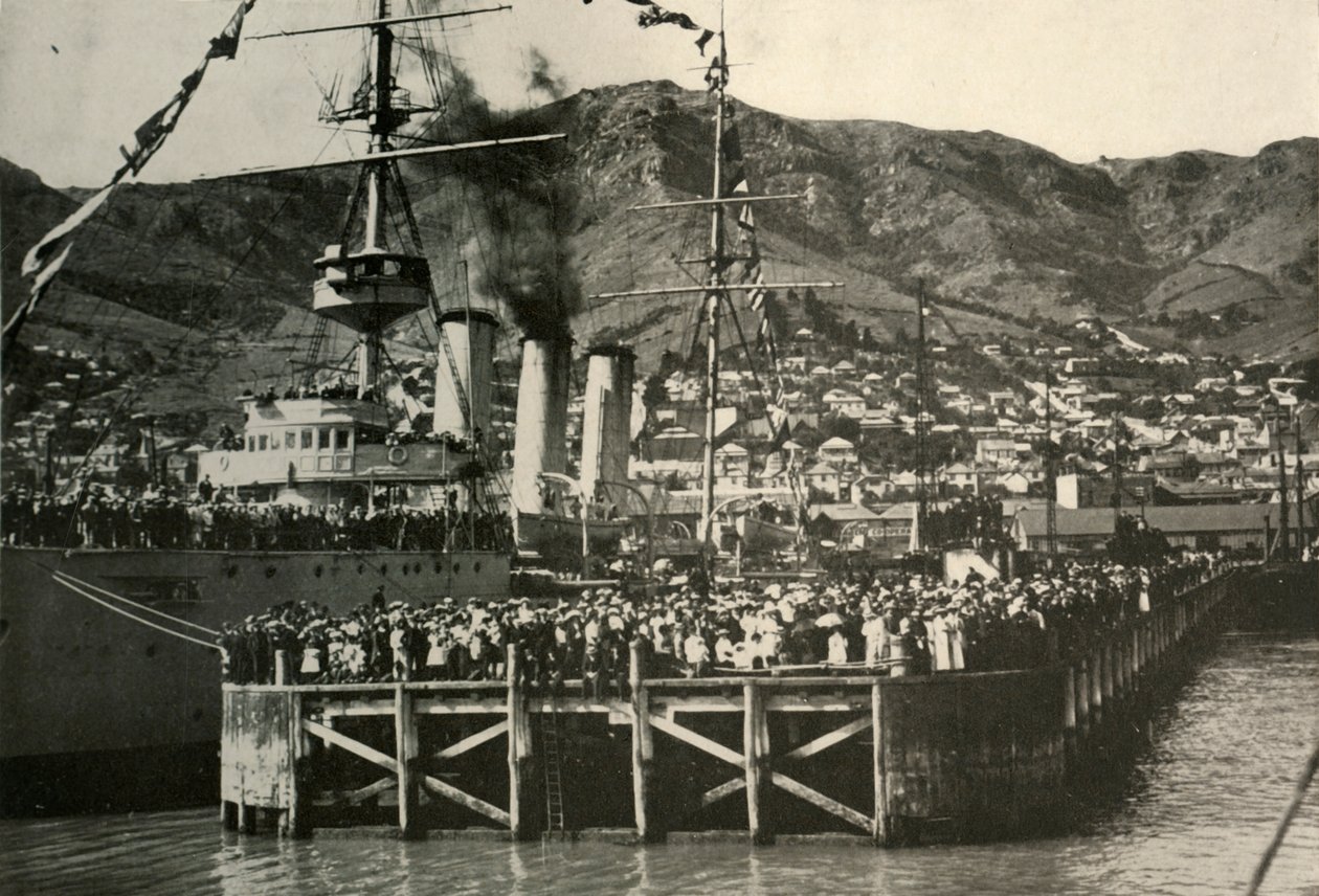尼姆罗德拍摄的照片...利特尔顿（Lyttelton），1908年，1909年。 作者 不明