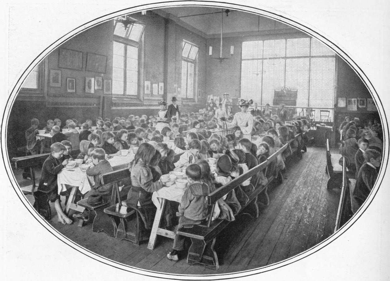 衣衫School的学校联合会晚宴，坎伯韦尔，伦敦，c1901 1901年 作者 不明