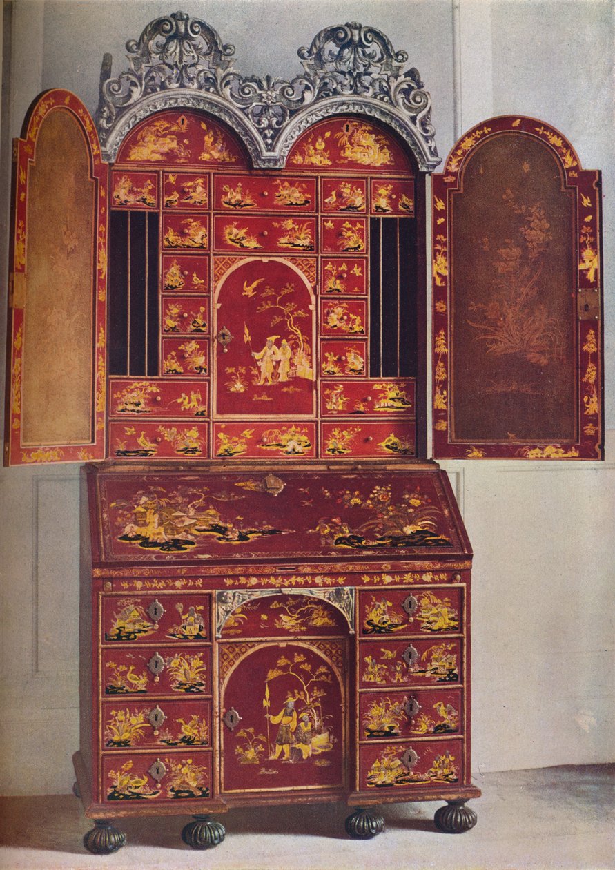 红漆柜，c1685，1936年 作者 不明