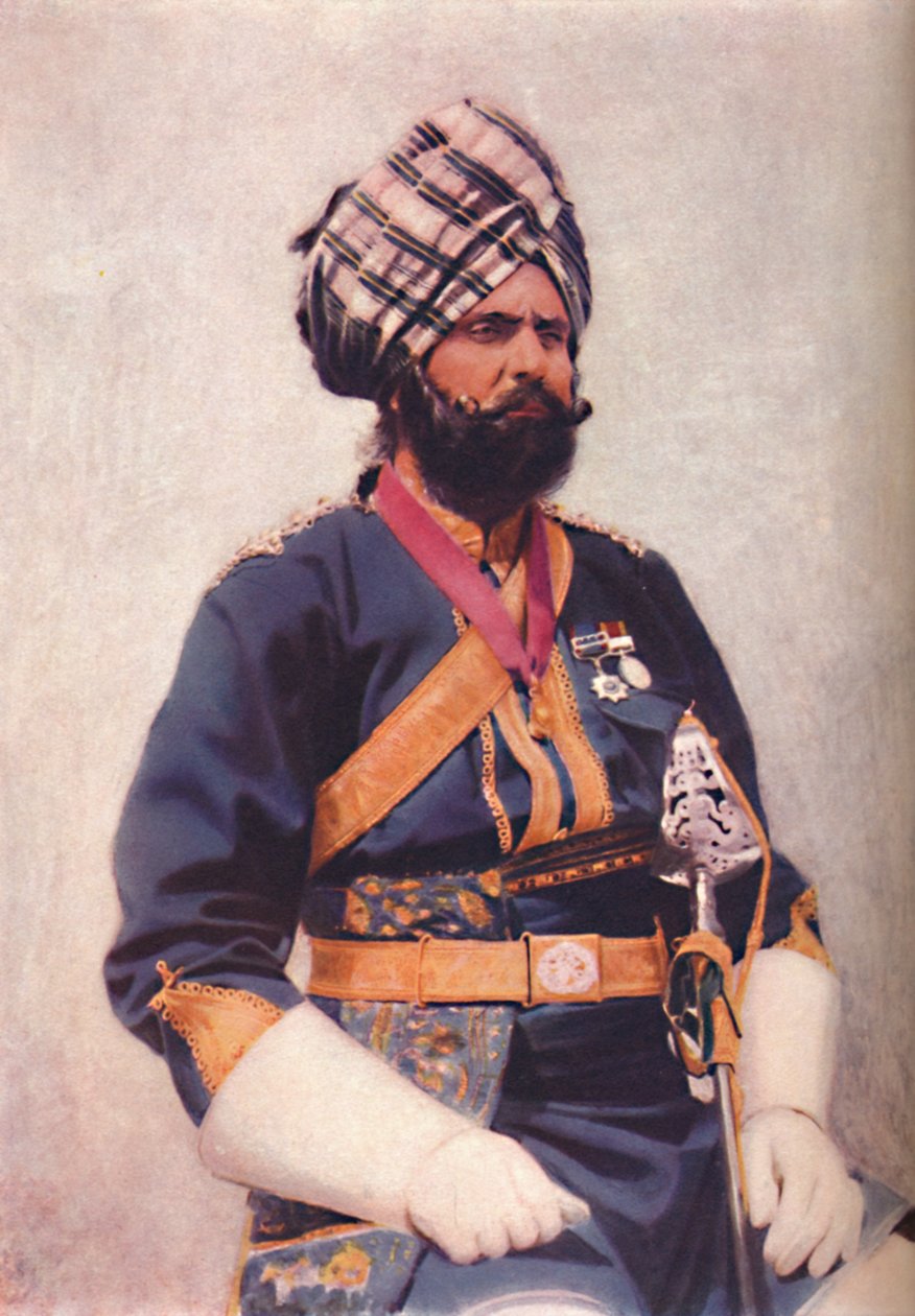 第16孟加拉骑兵队的里萨尔，1902年 作者 不明