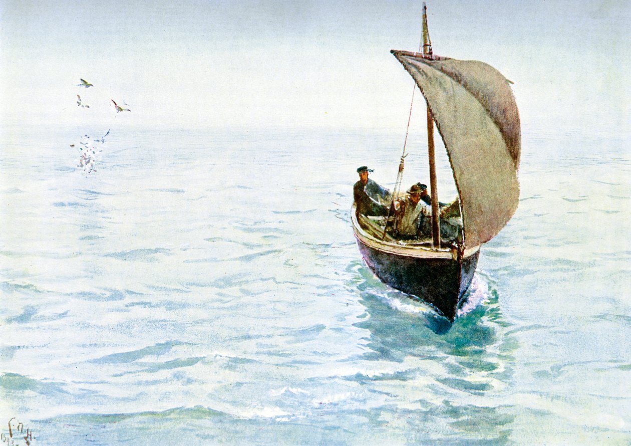 素描，1900年 作者 不明