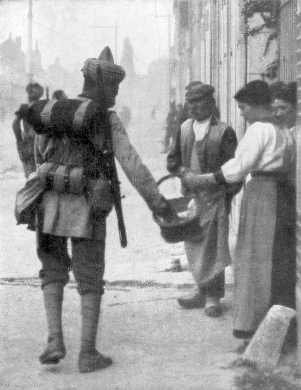 1915年，法国英属印度军队的士兵 作者 不明
