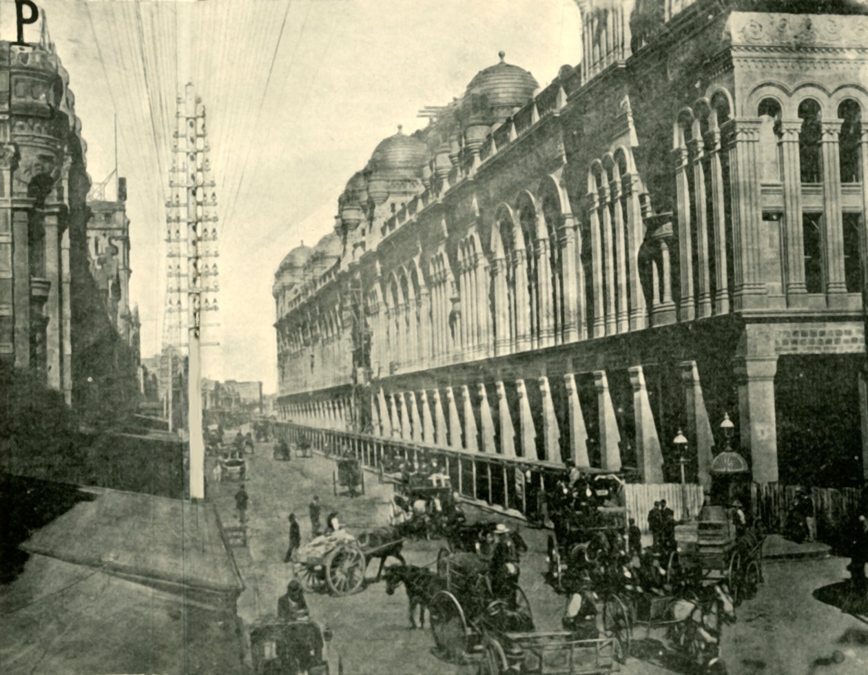 1901年，悉尼街景。 作者 不明