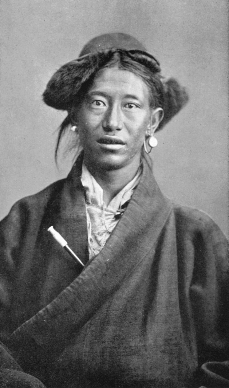 一位藏族妇女，c1910 作者 不明