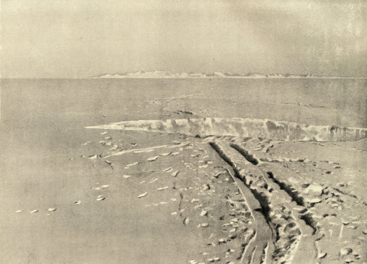 1909年，c1908，水平面上的典型裂隙。 作者 不明