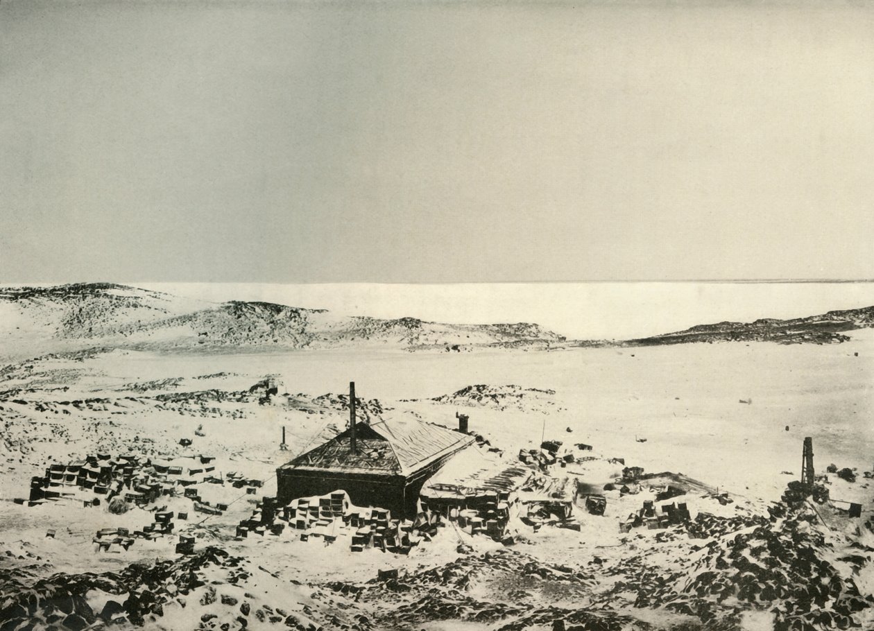 向北看小屋的景色。，c1908，1909。 作者 不明
