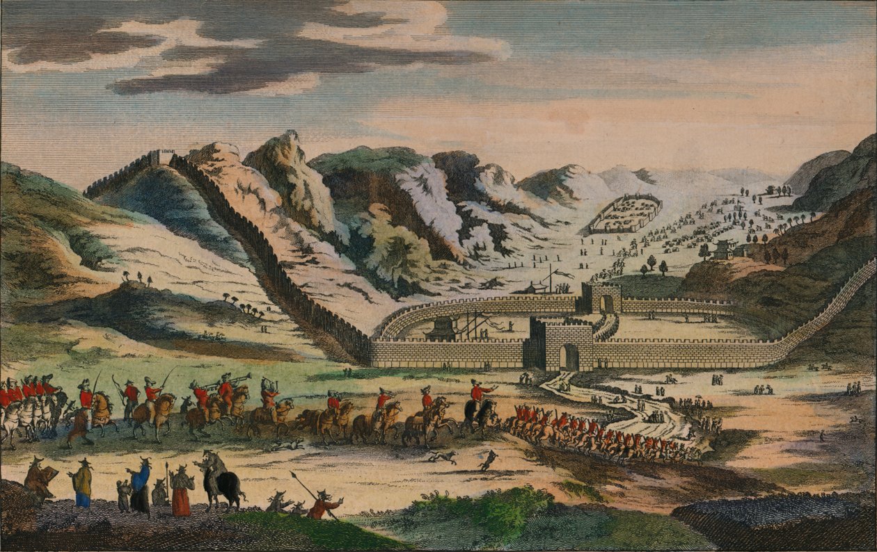 著名的中国长城景观，1782年 作者 不明