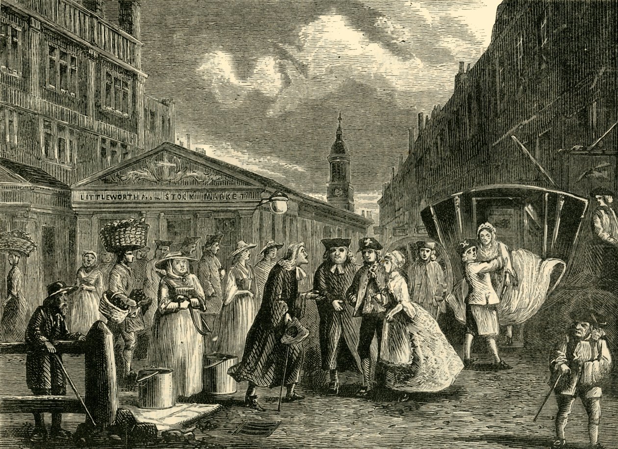 舰队中的婚礼，c1740年代，c1872。 作者 不明