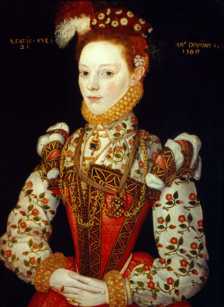 一位年轻女子，1569年 作者 不明