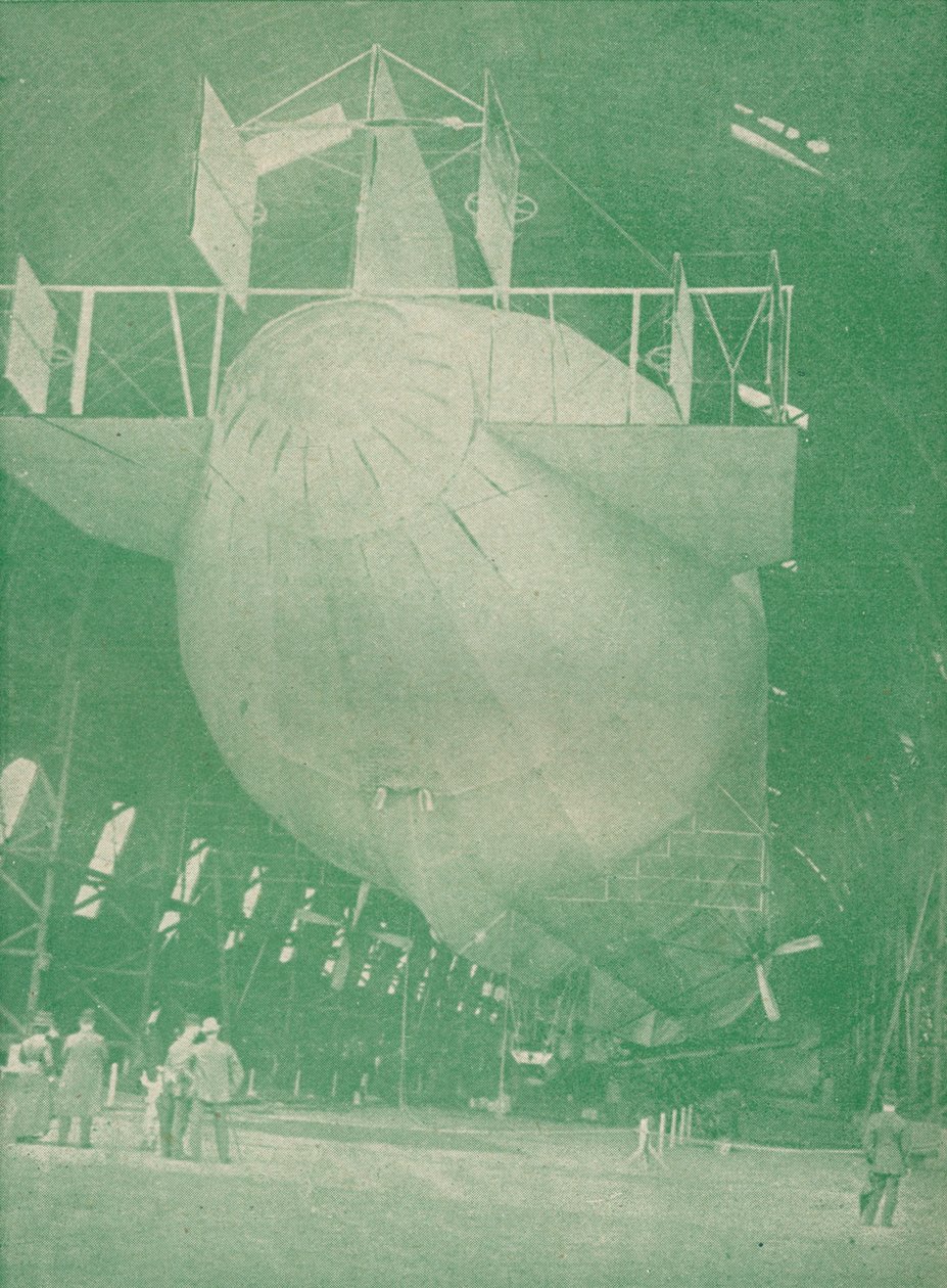 齐柏林飞艇（c1917 1919） 作者 不明