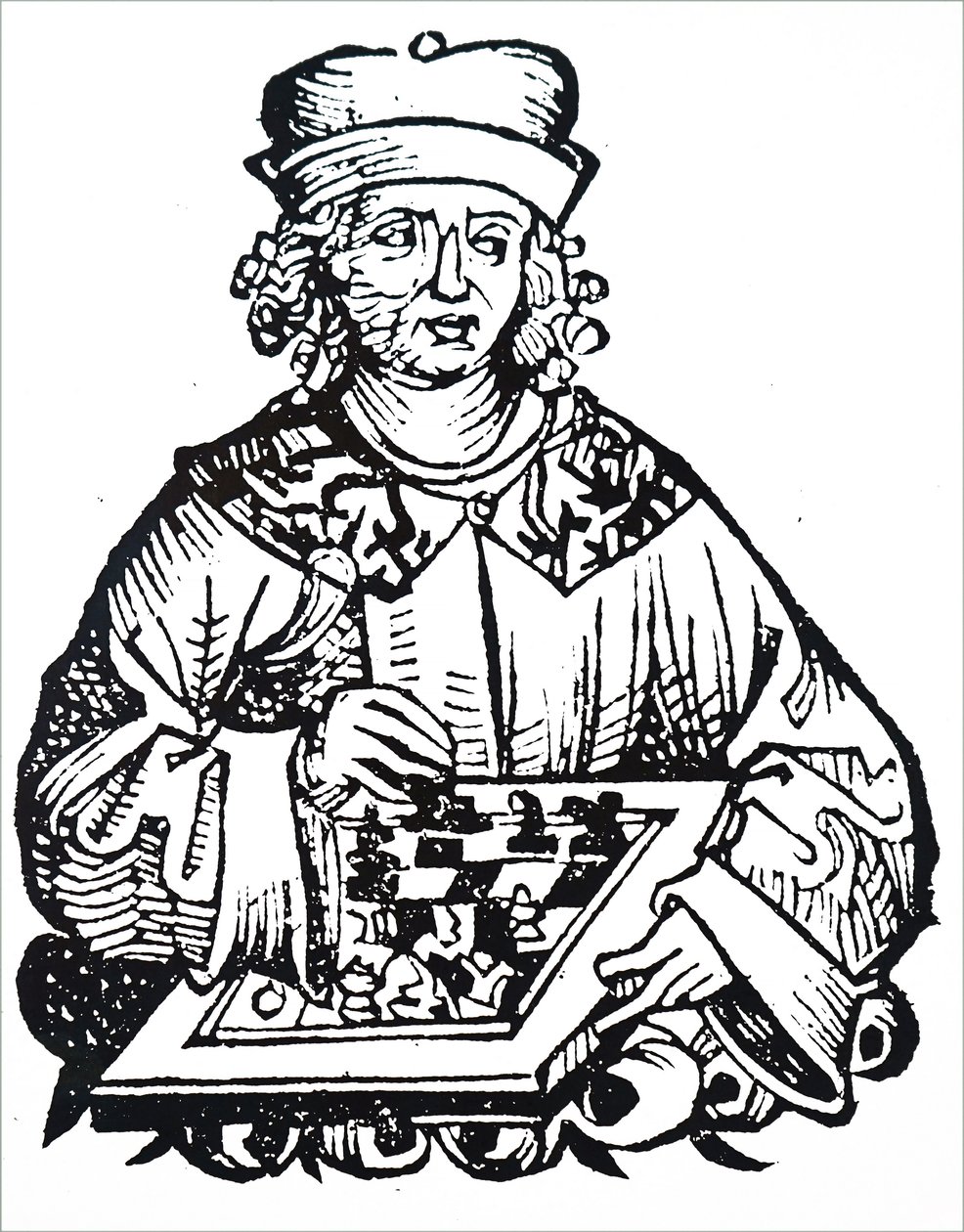 一个棋手 作者 不明