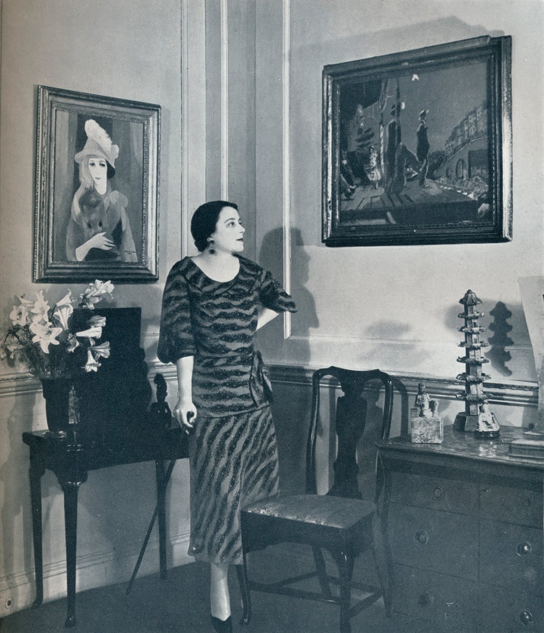 约维特夫人的房子的一角，1934年 作者 不明