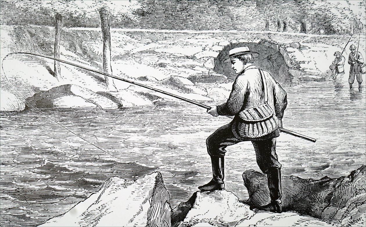 A fisherman 作者 不明