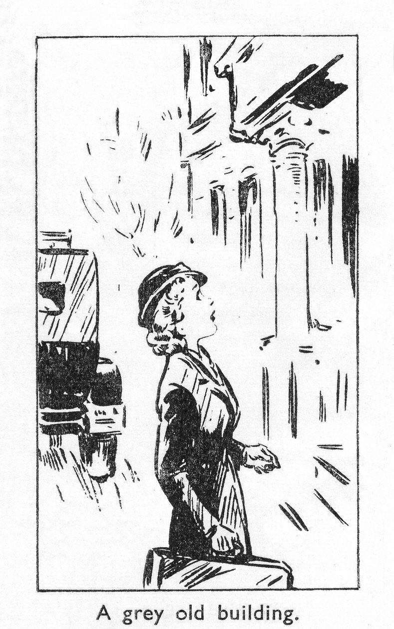 灰色的老建筑，1940年 作者 不明