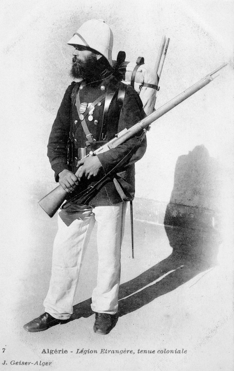 一名军团士兵，阿尔及利亚，c1910 作者 不明
