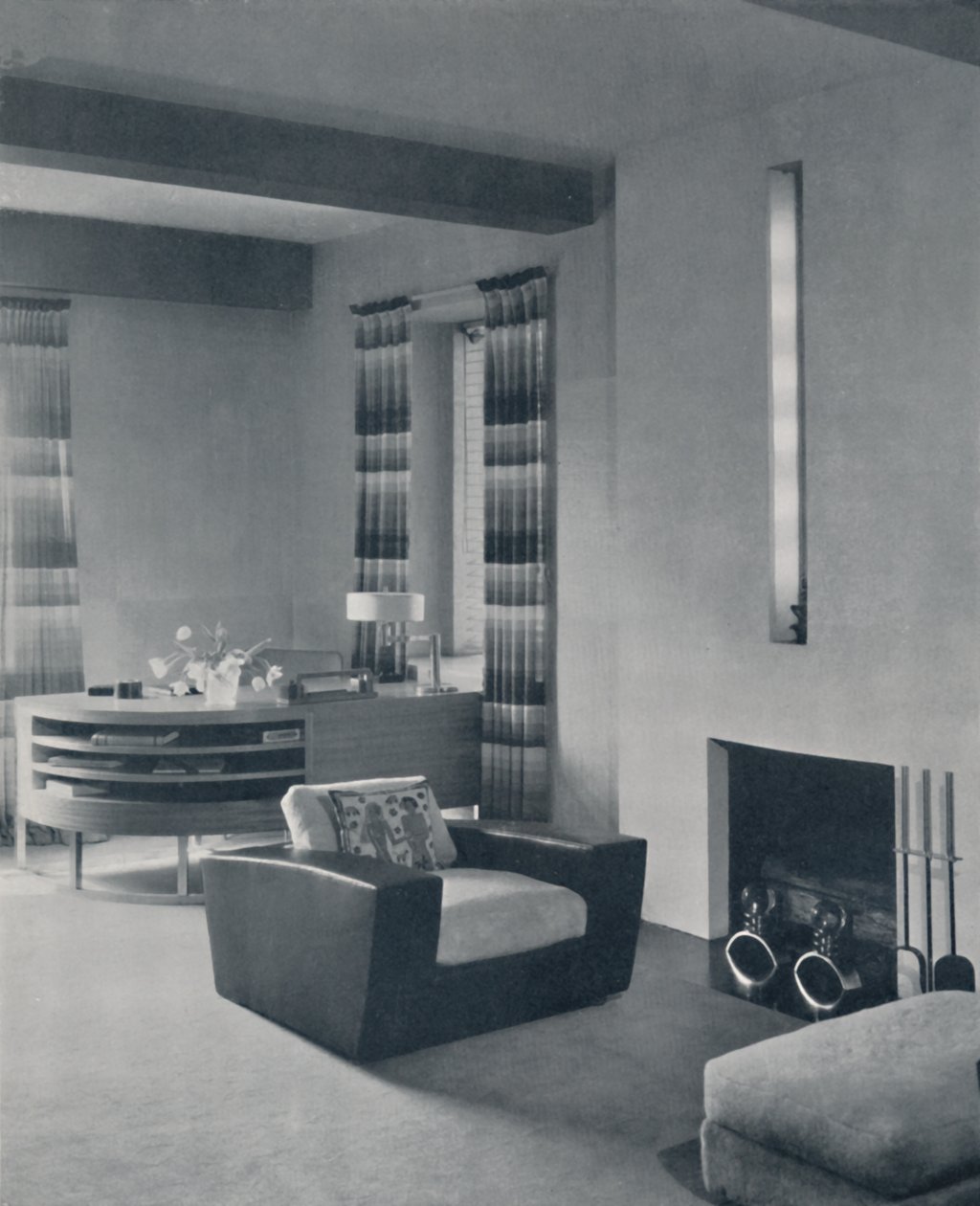 纽约公寓的客厅，由Frankl Galleries，Inc.设计，1935年 作者 不明