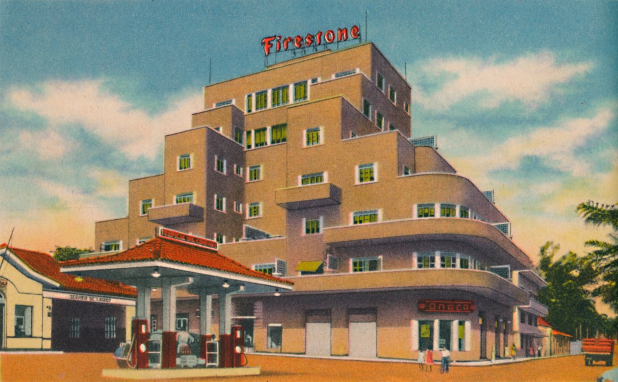 一座现代建筑，Baranquilla，建于1940年代 作者 不明
