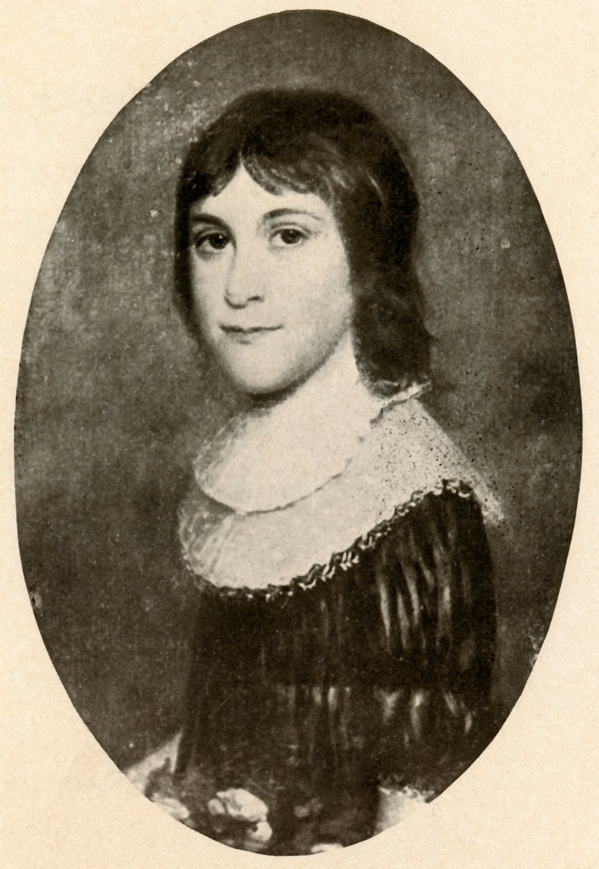Catharine Schuyler Van Rensselaer的肖像，c1795，1937年。 作者 不明