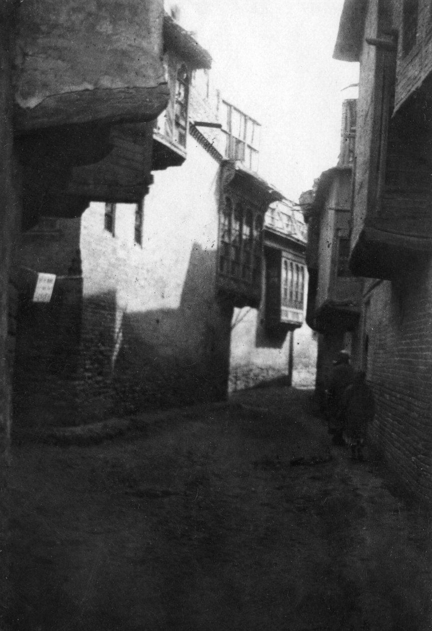 1918年在巴格达的一条街 作者 不明