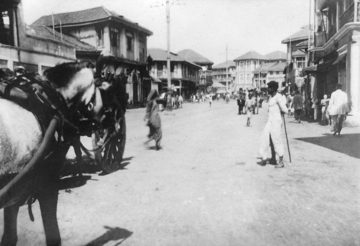 印度孟买孟买的一条街，建于1918年 作者 不明