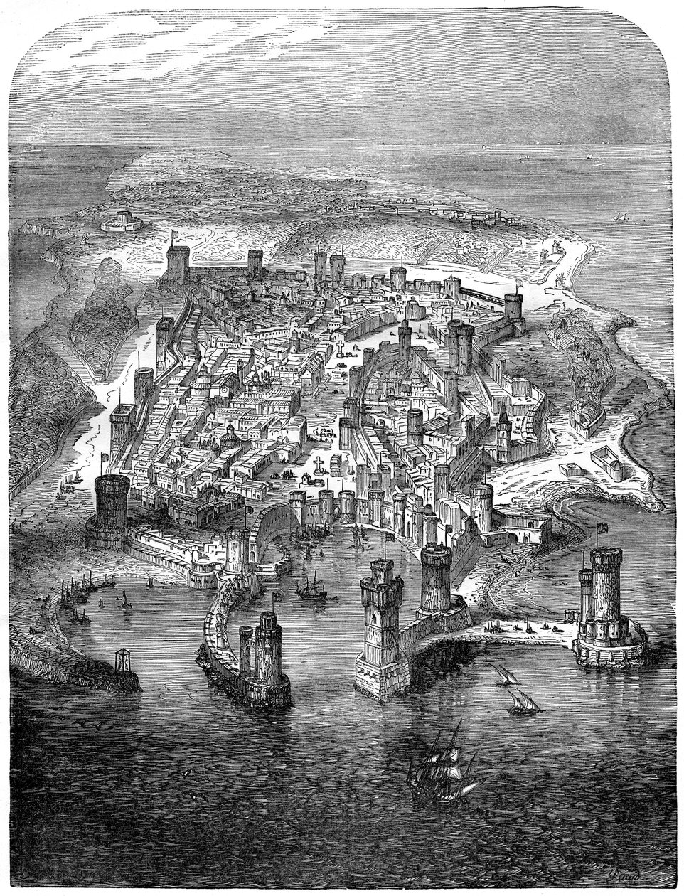 罗得岛景观，1480年1882-1884年 作者 不明