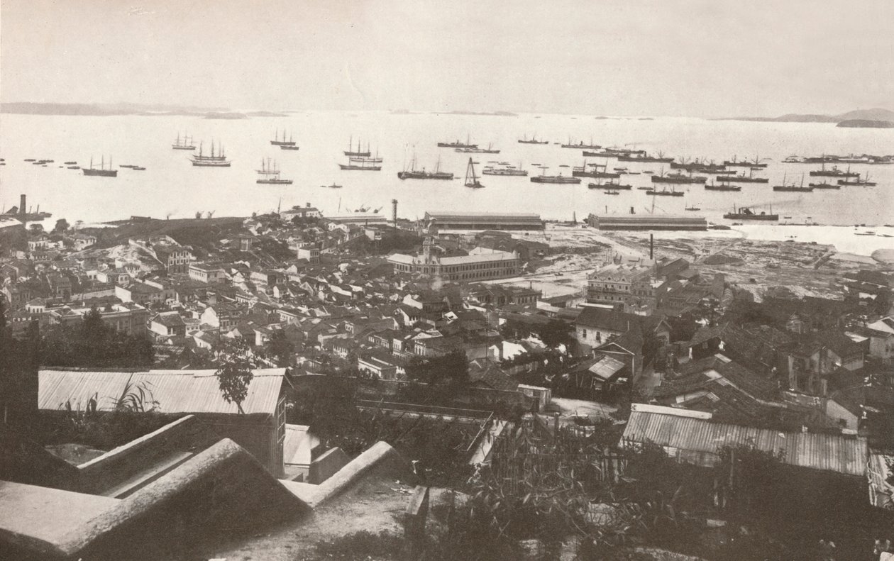 1914年建造时的新码头景观 作者 不明