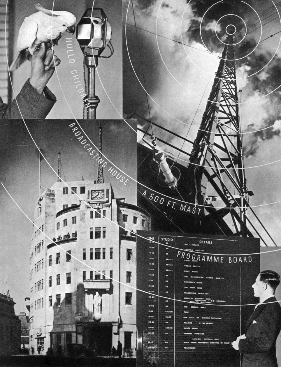 1937年访问英国广播公司 作者 不明