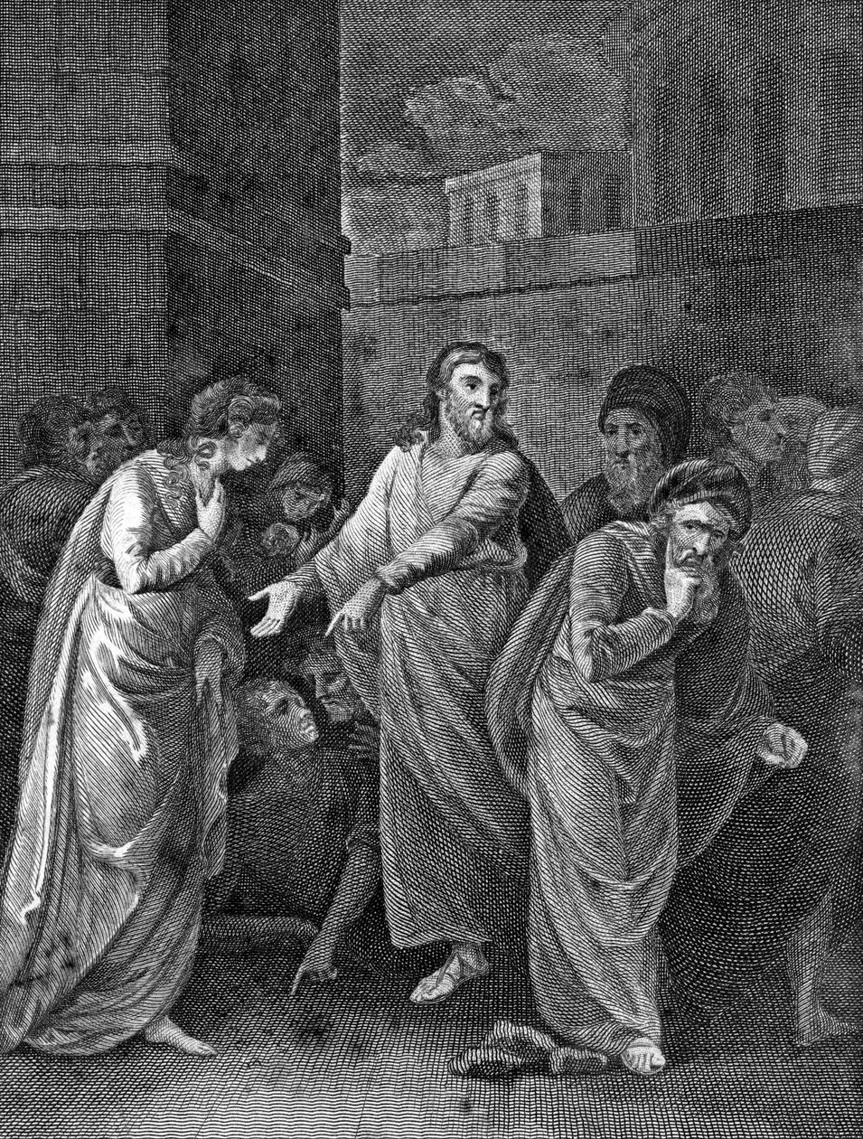 一名被控通奸的女人，1813年 作者 不明