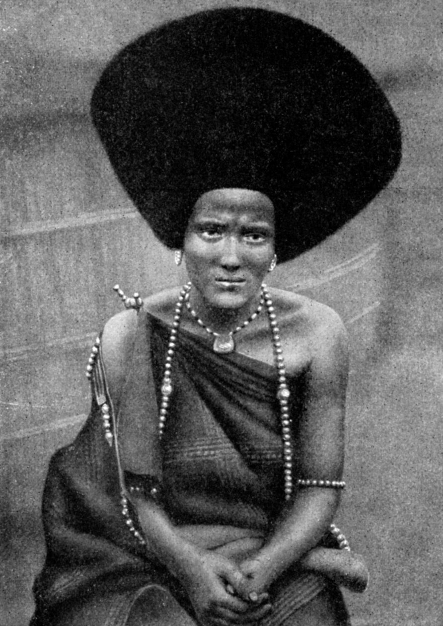 1922年，非洲埃塞俄比亚，贝娅·尼罗河或巴加拉人的一名妇女 作者 不明