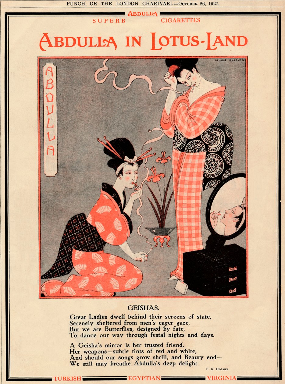 莲花土地的阿卜杜拉-艺妓，1927年 作者 不明