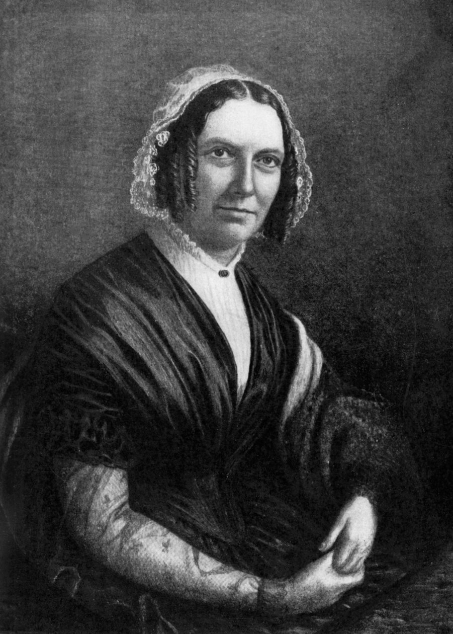 阿比盖尔·鲍尔斯·菲尔莫尔（Abigail Powers Fillmore），美国总统米拉德·菲尔莫尔（Millard Fillmore）的妻子，19世纪，1908年 作者 不明