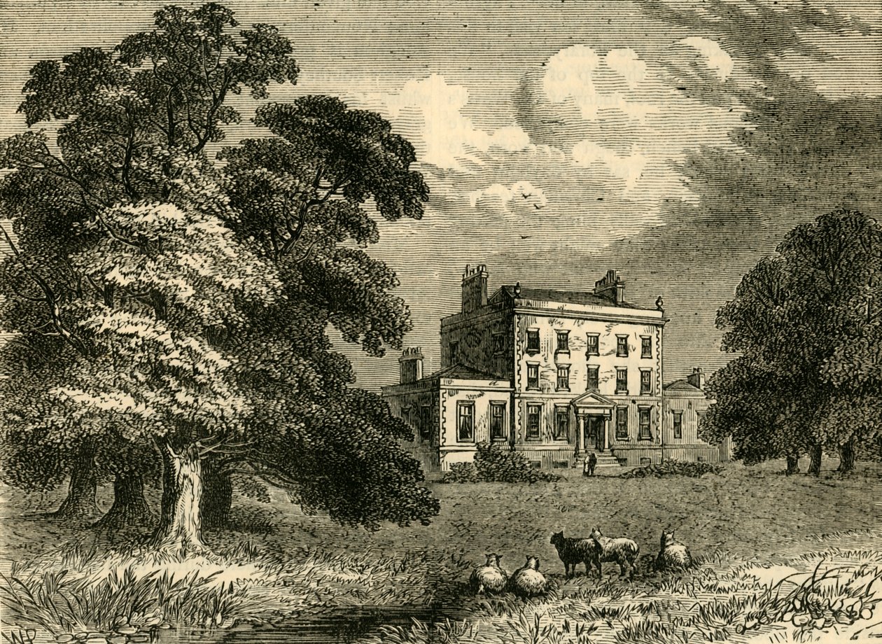 阿伯尼宫（Abney House），1845年，建于1876年。 作者 不明