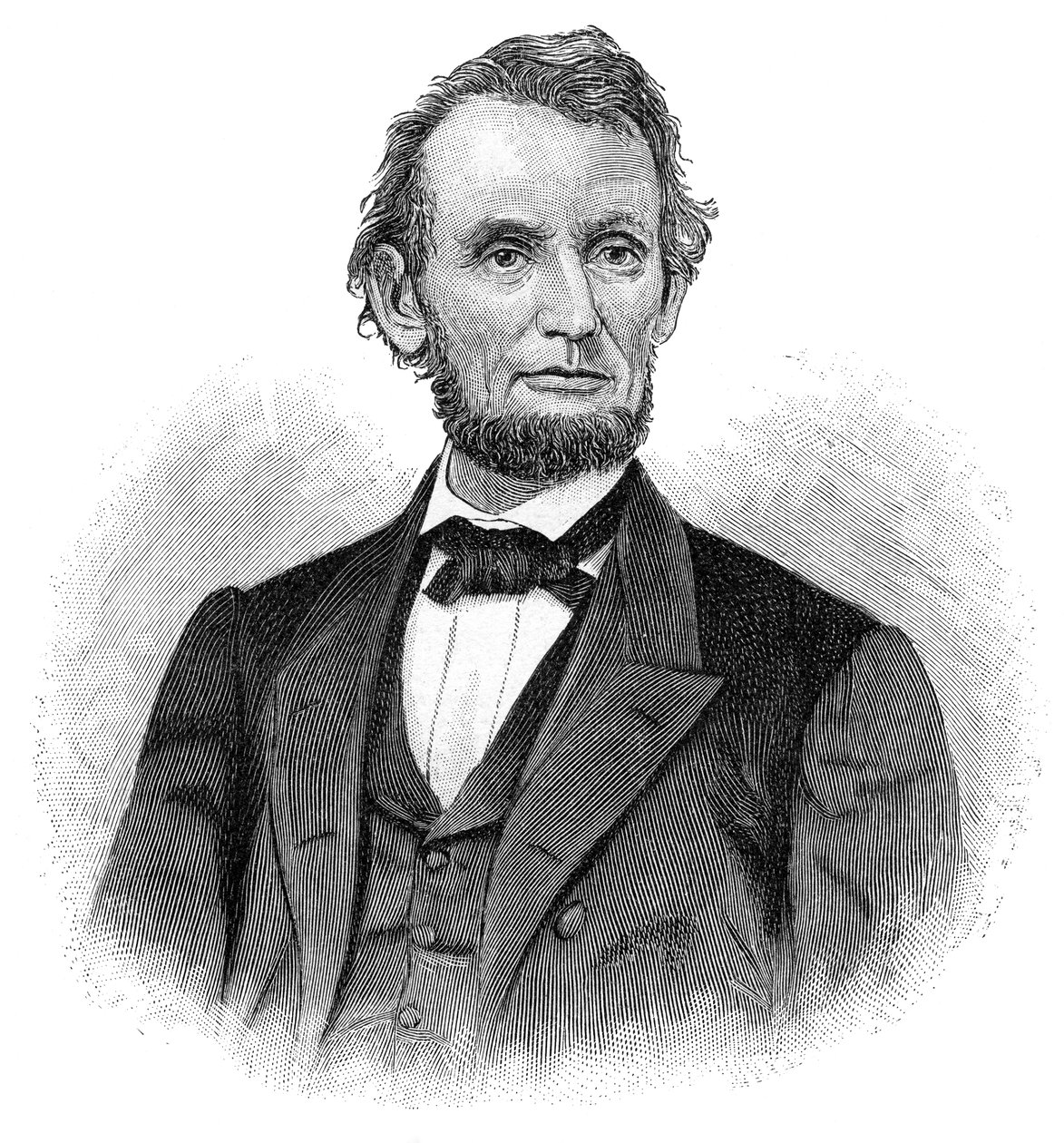 1900年，美国第16届总统亚伯拉罕·林肯（Abraham Lincoln） 作者 不明