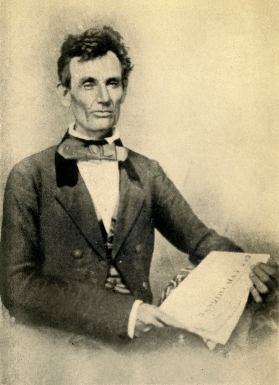 亚伯拉罕·林肯（Abraham Lincoln），1854年，1930年。 作者 不明